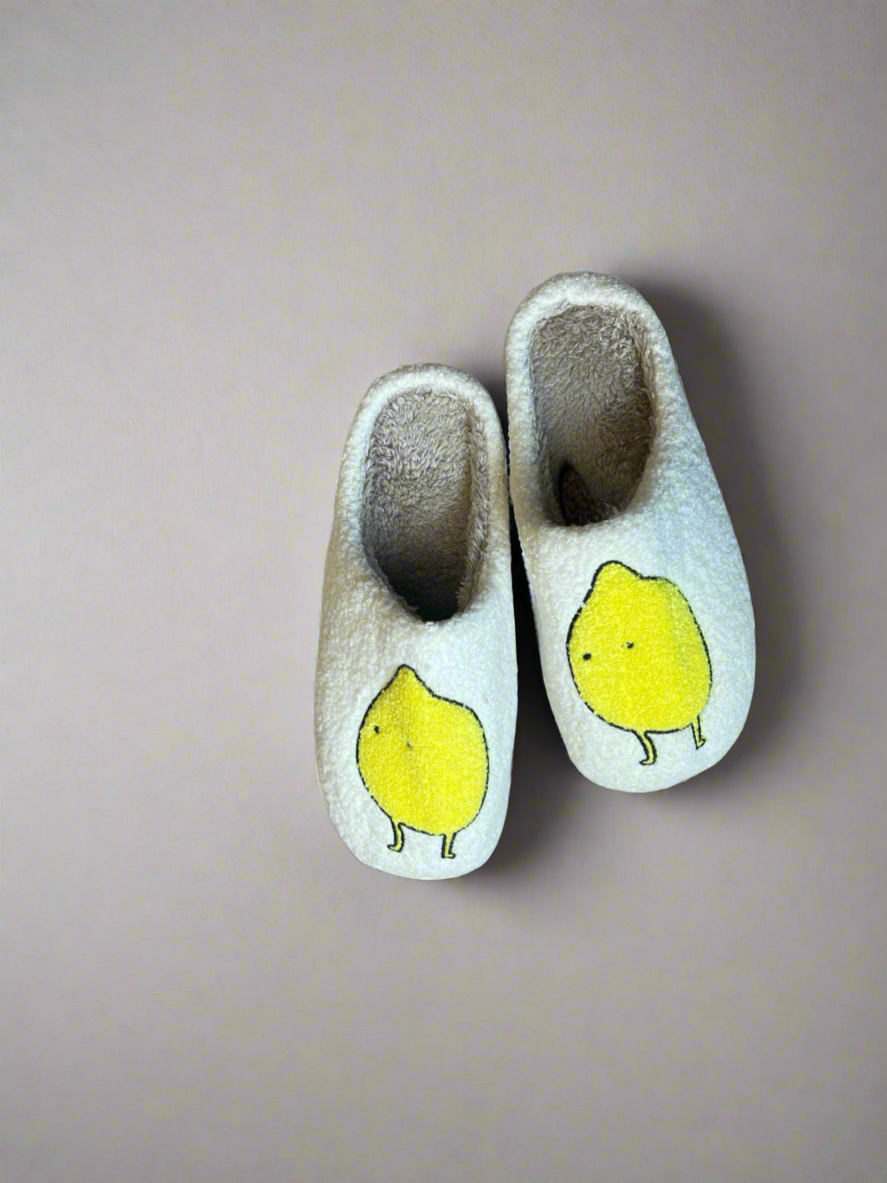 Lemon Boy Slippers